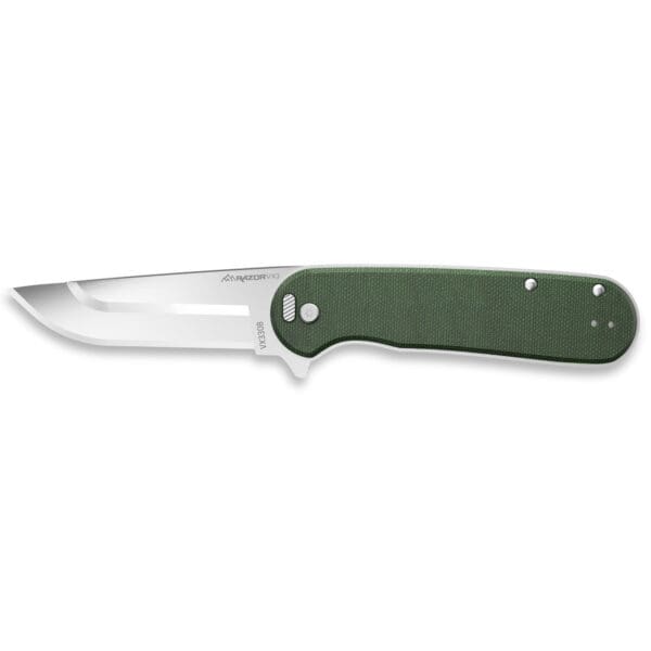 OD Edge Razor VX3 Micarta Green Stainless Steel Handle