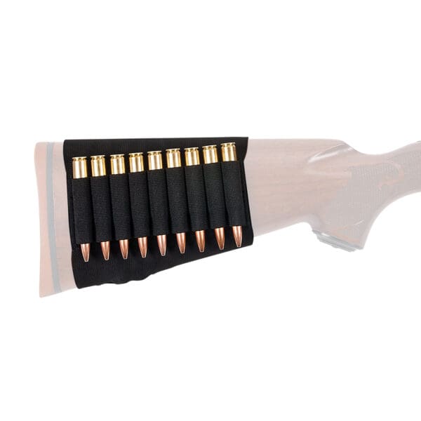 Allen Rifle Buttstock Cartridge Holder, Black