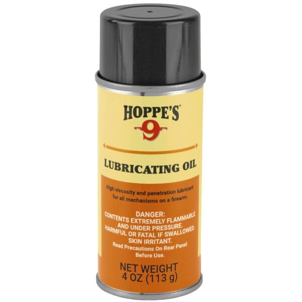 Hoppes #9 Lubricating Oil Aerosol 4oz for Firearms Maintenance