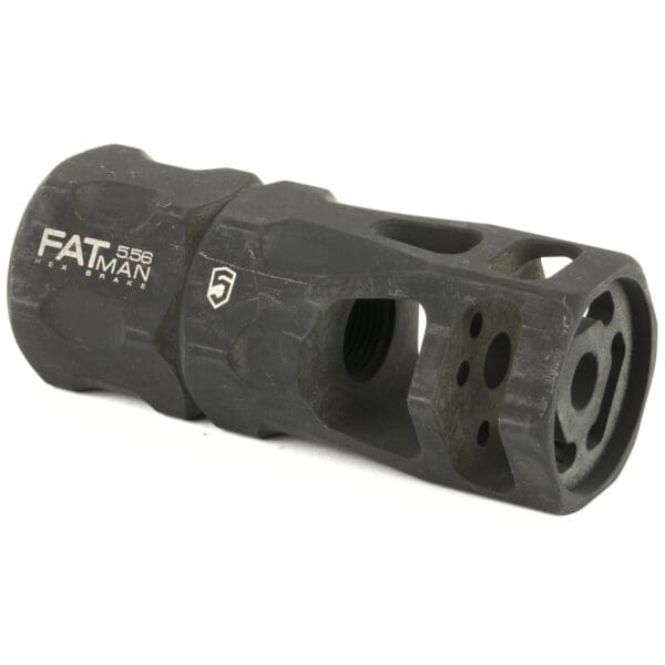 Phase 5 FATman Hex Brake 556 Black – Recoil Reduction for Rifles - Image 2