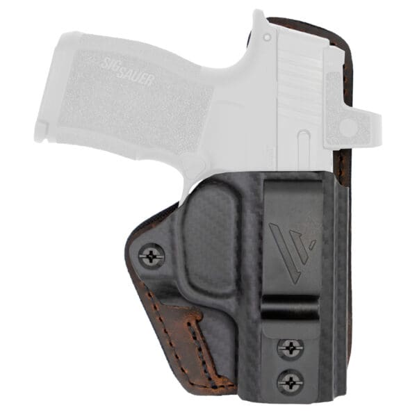 Comfortable Flex Inside the Waistband Hellcat Pro Holster Brown