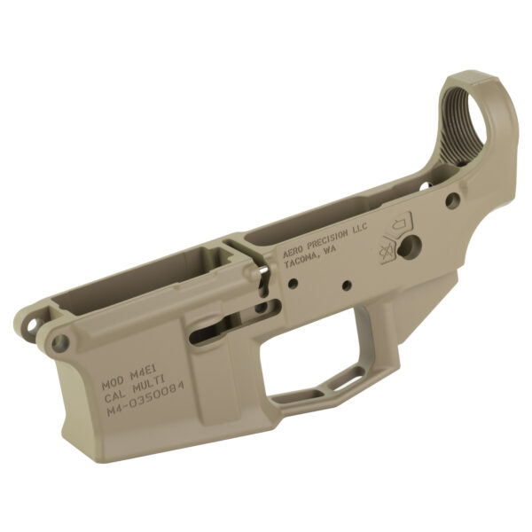 Aero M4E1 Stripped Lower Receiver in Flat Dark Earth (FDE) - Image 3