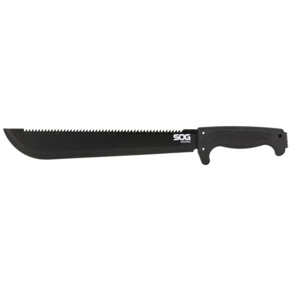 SOG SOGFARI 13" Black Machete for Outdoor Clearing and Cutting