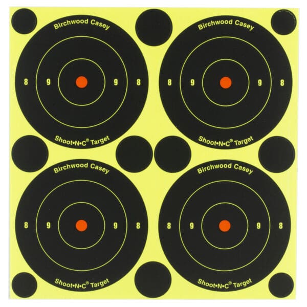 240-Pack 3" B/C SHT-N-C Round Bullseye Target