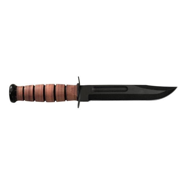 USMC KBAR 7" Fighting/Utility Knife with Sheath - Plain Edge