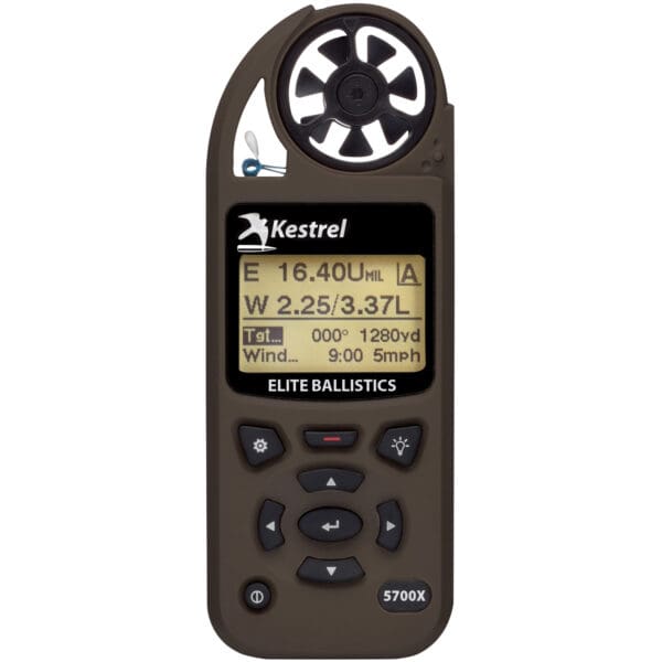 Kestrel 5700X Elite with Ballistics FDE - Advanced Weather Meter