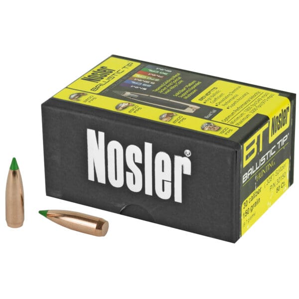 Nosler 30 Cal 150gr Bullets - Pack of 50 Rounds