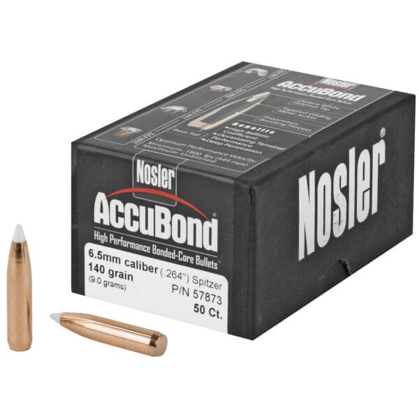 Nosler 6.5mm 140gr AccuBond 50ct Bullets