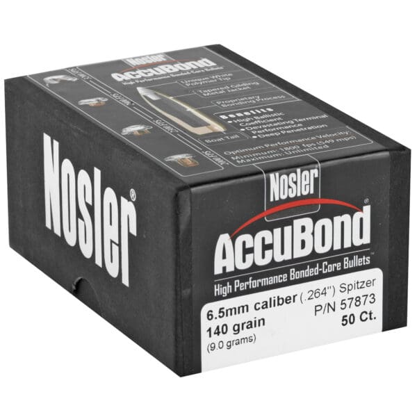 Nosler 6.5mm 140gr AccuBond 50ct Bullets - Image 2