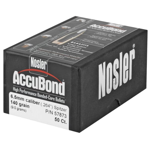 Nosler 6.5mm 140gr AccuBond 50ct Bullets - Image 3