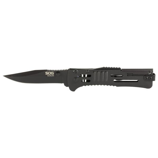 SOG SLIMJIM 3.18" Black Folding Pocket Knife