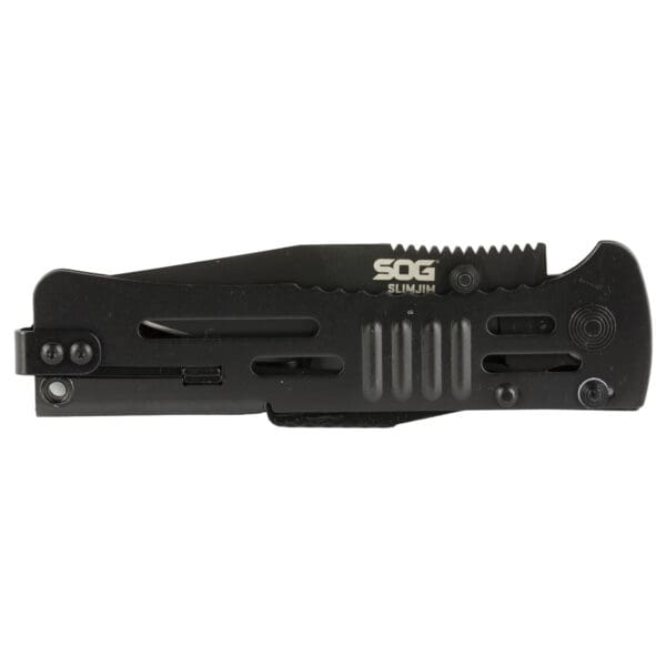 SOG SLIMJIM 3.18" Black Folding Pocket Knife - Image 3