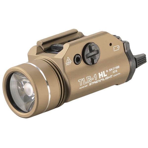 Streamlight TLR-1 HL 1000 Lumen FDE Tactical Light