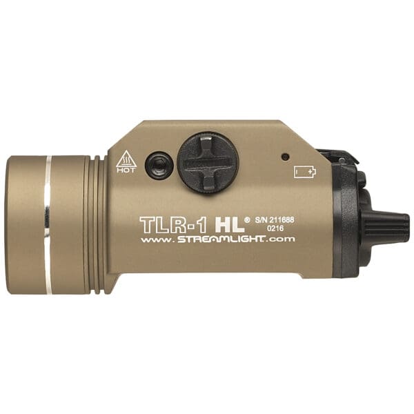 Streamlight TLR-1 HL 1000 Lumen FDE Tactical Light - Image 2