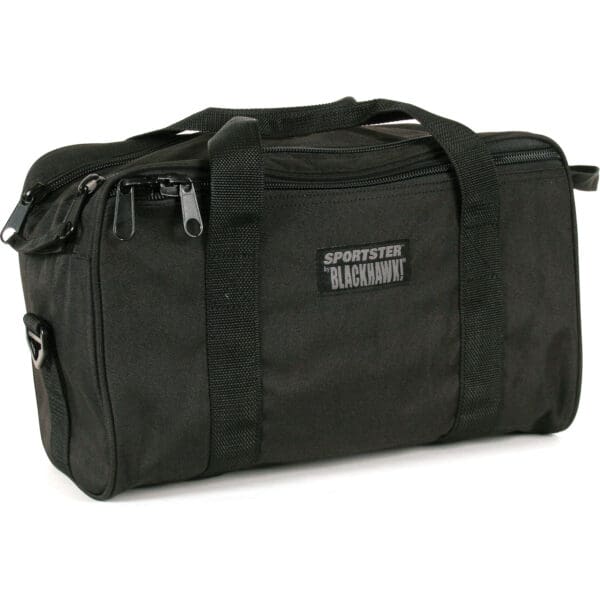 Black Sportster Pistol Range Bag for Shooting Enthusiasts