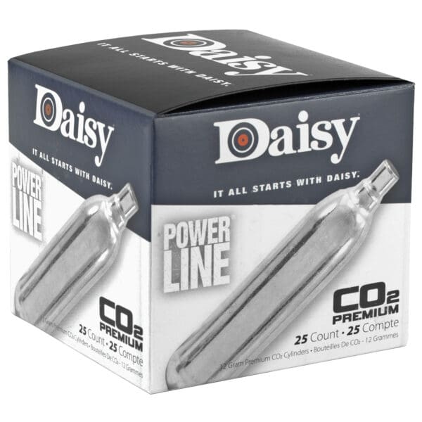 Daisy #7025 CO2 Cylinders 25 Count Box Set