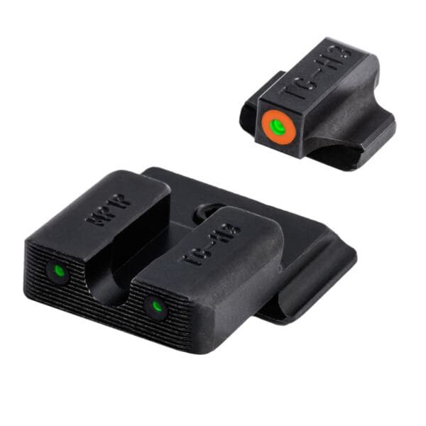 TRUGLO Tritium Pro Night Sights for S&W M&P - Orange Front Ring