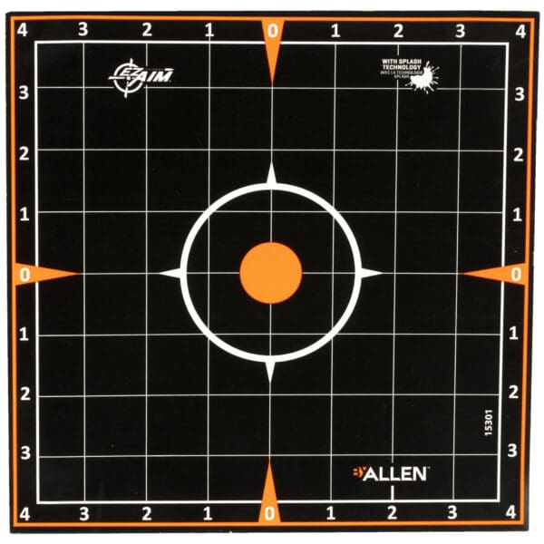 ALLEN EZ AIM 8"X8" Sight-In Targets, Pack of 5