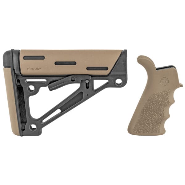 Hogue AR15 Grip and Stock Kit - Mil-Spec FDE - Image 2