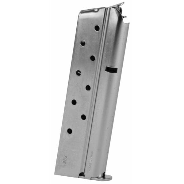 MEC-GAR Colt .38 Super 9-Round Nickel Magazine - Image 2