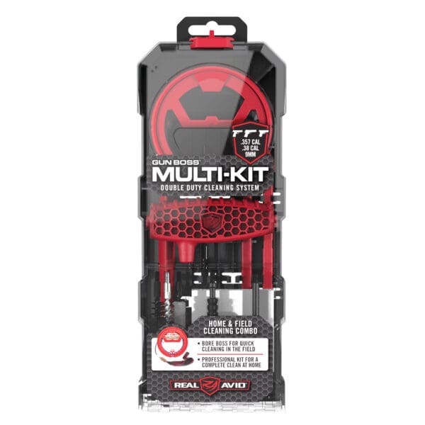 Real Avid Gun Boss Multi Kit 357/38/9 Cleaning Tools