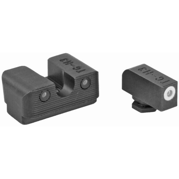 TRUGLO Tritium Pro Glock Low White Sight Set