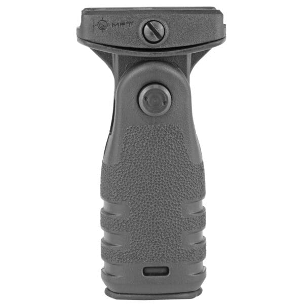 Compact MFT React Folding Grip in Black - Tactical Rail Mounted Handle