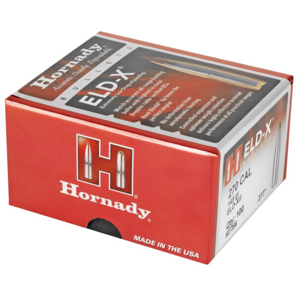 Hornady ELD-X 270CAL .277 145GR 100CT Bullets - Image 3