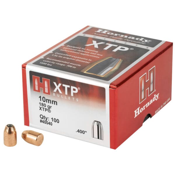 Hornady XTP 10mm .400 180gr 100ct Bullets