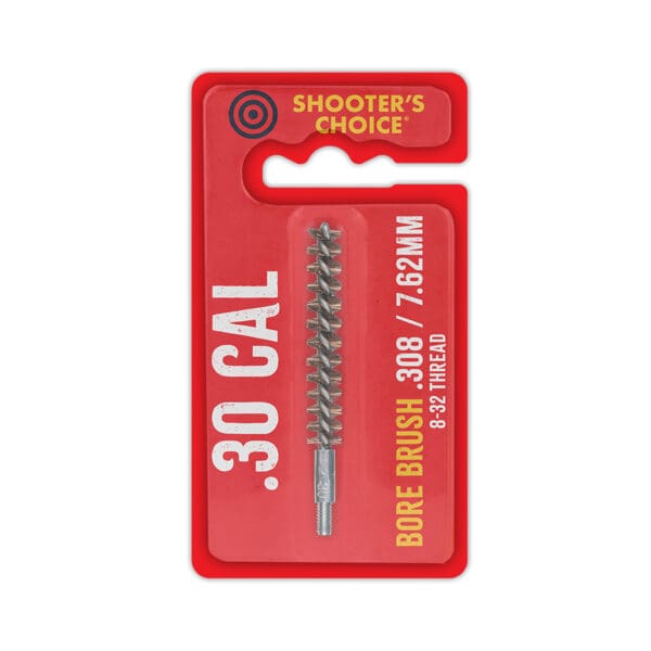 Shooter's Choice .30 Cal Bore Brush 3" - Gun Cleaning Accessory