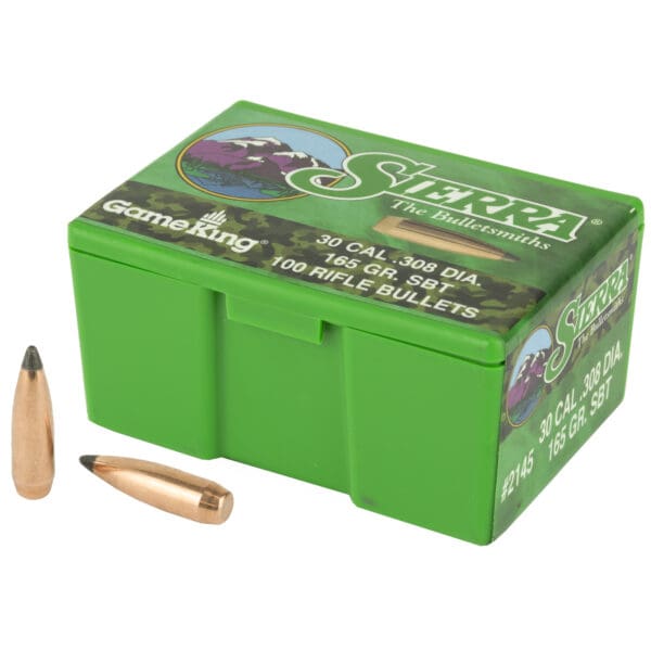 Sierra GameKing .308 165gr Bullets 100 Count Pack