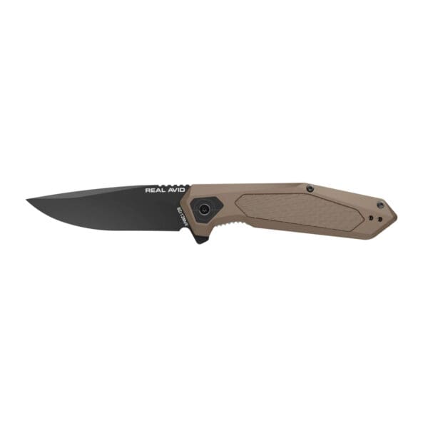 Real Avid Born Ready Tan Assisted Opening Knife