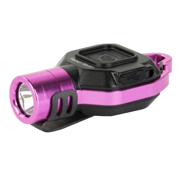 Portable Pink STRMLGHT Pocket Mate with USB Cord - Compact Light - Image 3