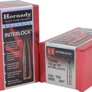 Hornady Bullets 7mm .284 154GR JSP, 100 Count, 15 Boxes/Case