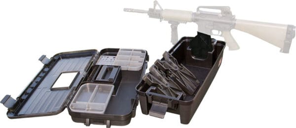 MTM Tactical Range Box - All-in-One Portable Shooting Gear Organizer - Image 2