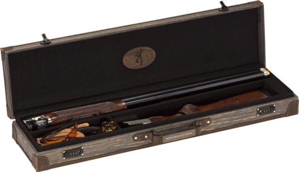 32" Dark Madera Wood Grain Browning Luggage Case for Over/Under & Breakthrough Shooting