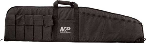 Small 45" M&P Duty Gun Case w/ AR Mag Pouches, Black & White Design