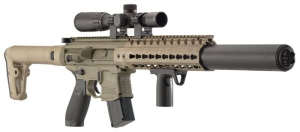 SIG SAUER FDE .177 CO2 Air Rifle with 1-4x24 Scope, 30 Round Capacity - Image 3