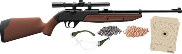 BB/177 Pumpmaster Rifle with 4x Scope Glasses by Crosman