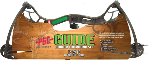 Youth Black PSE Bow Kit - Ages 10+, Compound Bow Guide