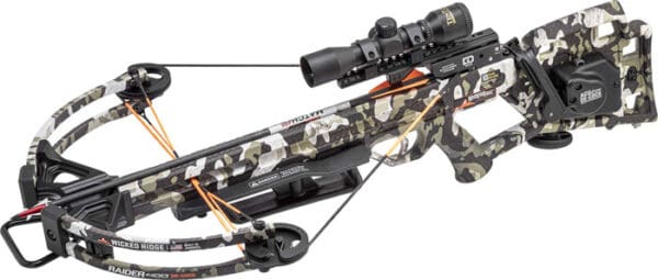 Wicked Ridge Raider 400 Crossbow with ACUdraw De-Cock System, 400 FPS