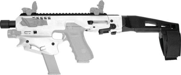 White CAA MCK Micro Conversion Kit for Glock 9/40 Brace