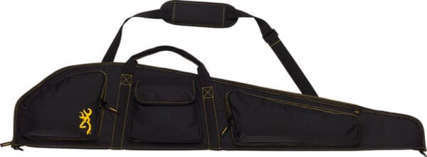 Browning Buck Mark Logo Gun Case 50" Rifle Black/Gold with Sling