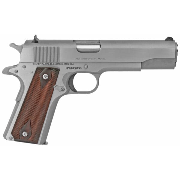 Colt 1911C Government 45ACP 5" Stainless Steel - Image 2