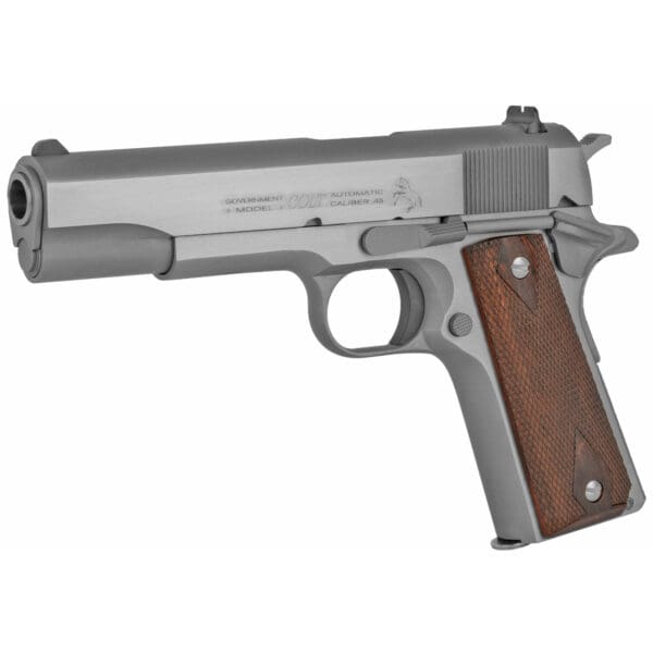 Colt 1911C Government 45ACP 5" Stainless Steel - Image 3