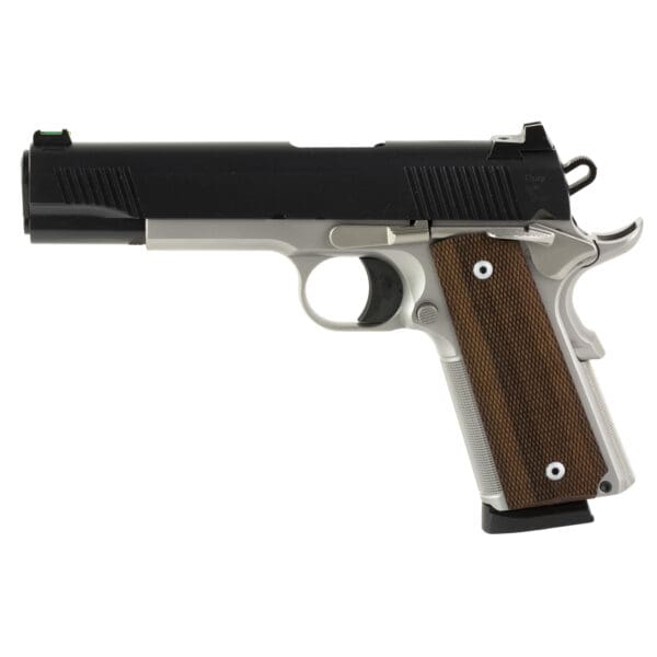 TISAS 1911 Enhanced 45ACP 5" 8RD Stainless Steel/Black