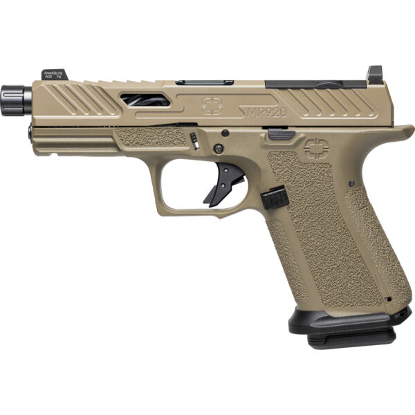 SHDW MR920 ELTE 9MM FDE 4.5" THR BLK