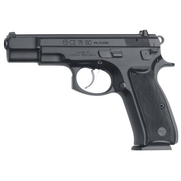 CZ 75BD 9MM 4.6" BLACK 10RD DC