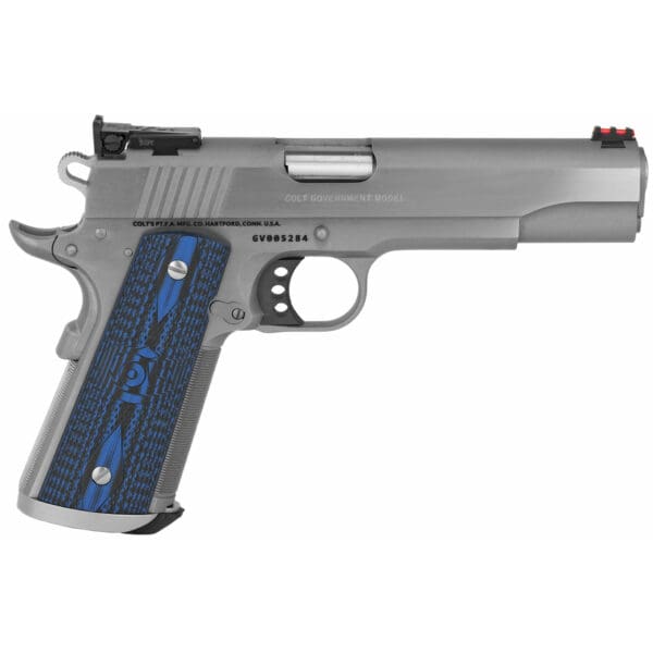 Colt Gold Cup 38 Super 5" 9-Round Stainless Steel Semi-Automatic Pistol - Image 2