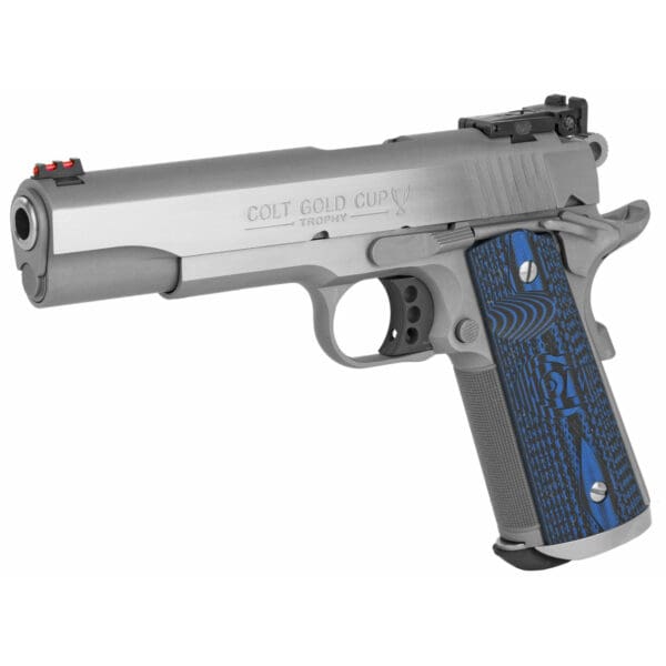 Colt Gold Cup 38 Super 5" 9-Round Stainless Steel Semi-Automatic Pistol - Image 3